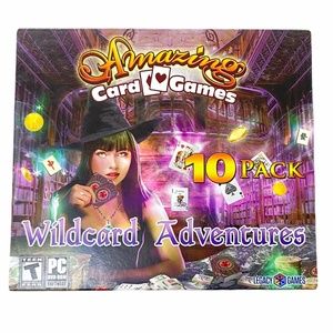 Amazing Card Games Wildcard Adventures 10 Pack PC/DVD, 2018 Computer Games - New